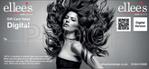 Ellee’s Hair Design £60.00 Gift Voucher for £50.00 December Gift Card Sale saving £10.00 Valid for use from 01/01/2026